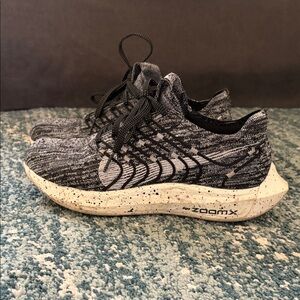 Nike ZoomX Flyknit Sneakers in Black and White